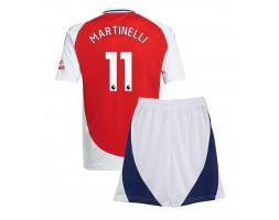 Arsenal Gabriel Martinelli #11 Hemmakläder Barn 2024-25 Kortärmad (+ Korta byxor)